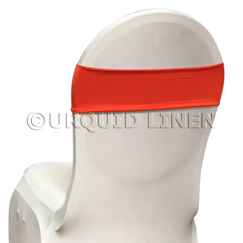 Premium Spandex Chair Band in Orange 33