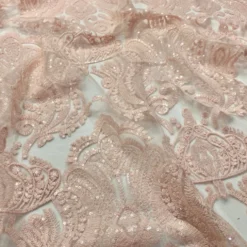 Princess Lace Table Linen in Blush