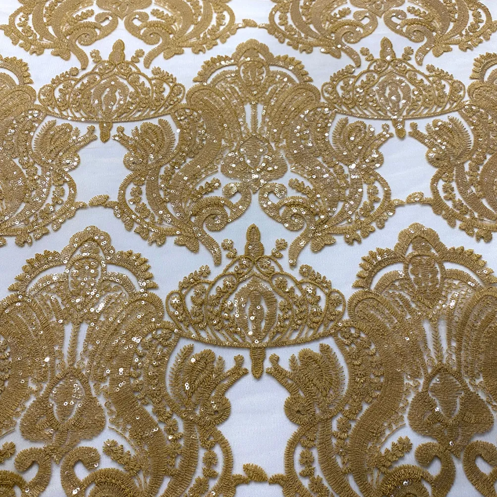 Princess Lace Table Linen in Gold