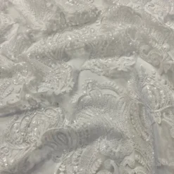 Princess Lace Table Linen in White
