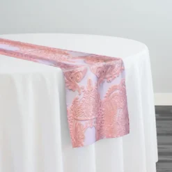Princess Lace Table Runner in Blush