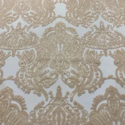 Princess Lace Table Runner in Champagne
