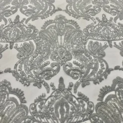 Princess Lace Table Runner in Silver