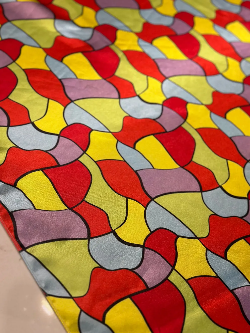 Puzzle Piece Print Table Linen
