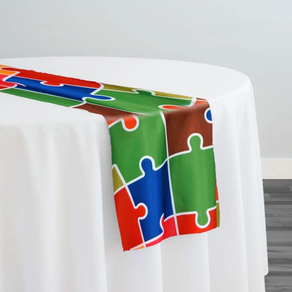 Puzzle (Poly Print) Table Runner
