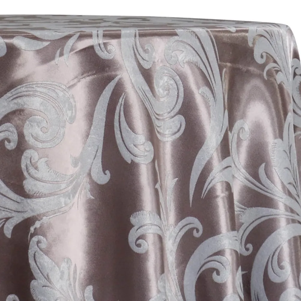 Regal Jacquard (Reversible) Table Linen in Dusty Rose