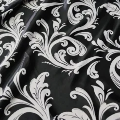 Regal Jacquard (Reversible) Table Linen in Black