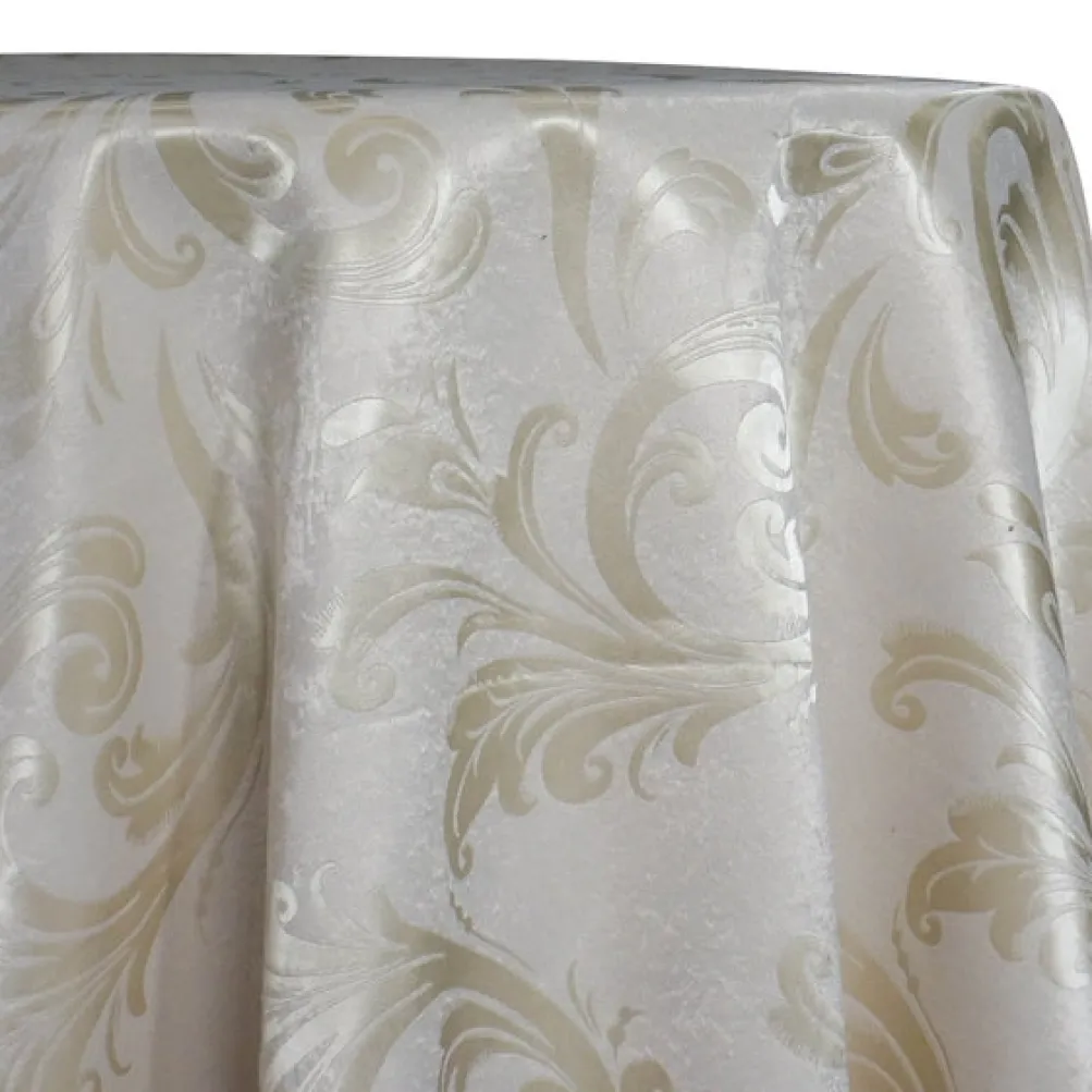 Regal Jacquard (Reversible) Table Linen in Ivory