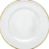Ribbed Halo - Glass Charger Plate in Gold (Item # 0240)