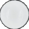 Ribbon - Glass Charger Plate in Black (Item # 0296)