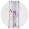 Ribbon Mesh Lace (w/ Poly Lining) Table Napkin in Blush Mix