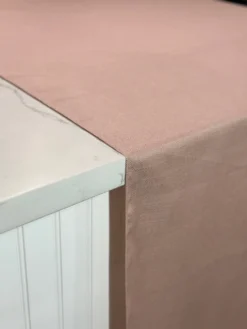 Rustic Linen Table Linen in Blush