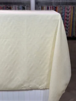 Rustic Linen Table Linen in Ivory