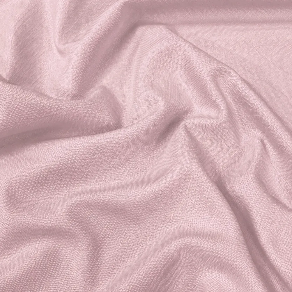 Rustic Linen Table Linen in Lt Pink