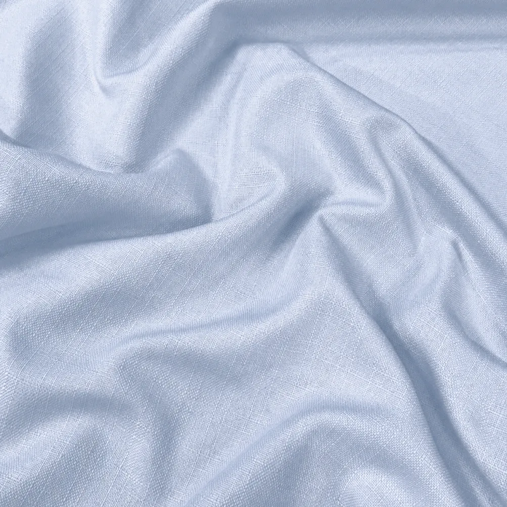 Rustic Linen Table Linen in Lt Blue
