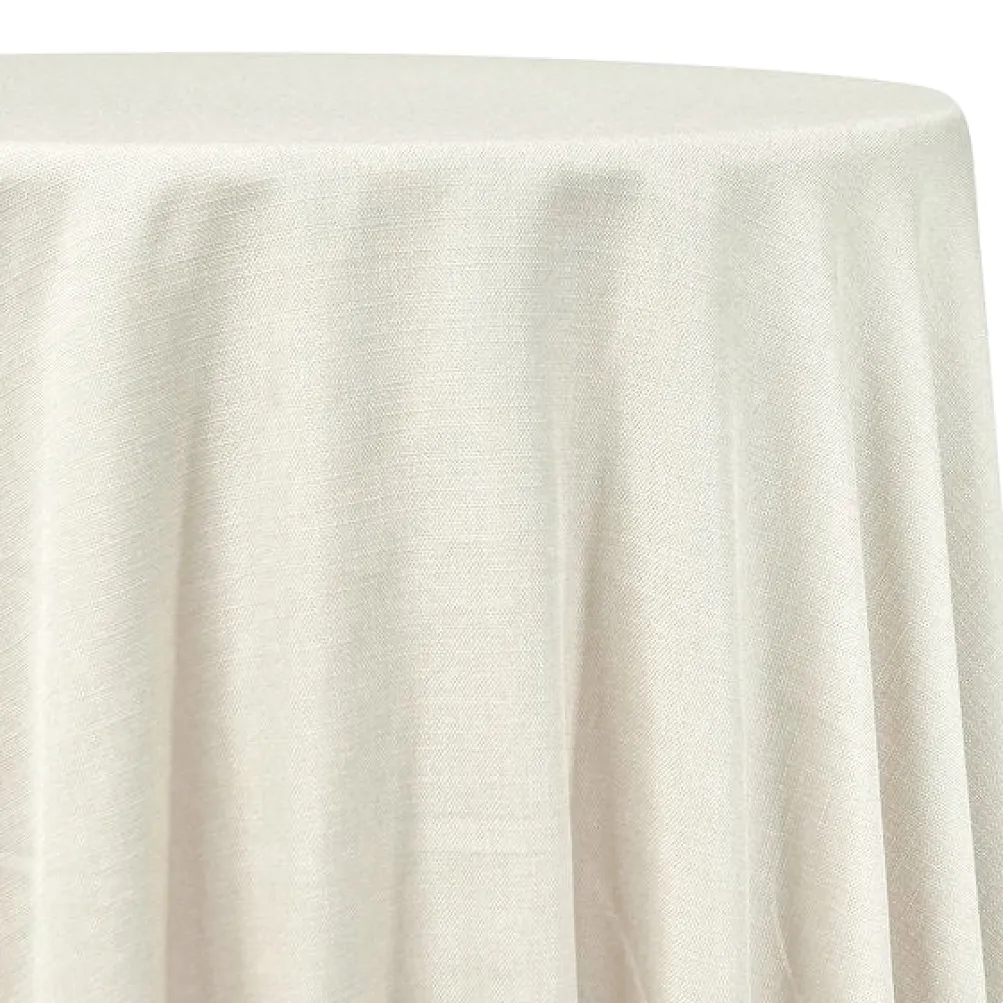 Rustic Linen Table Linen in Off White