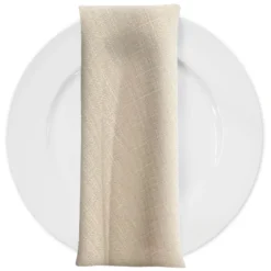 Rustic Linen Table Napkin in Bone
