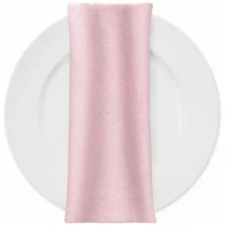 Rustic Linen Table Napkin in Lt Pink