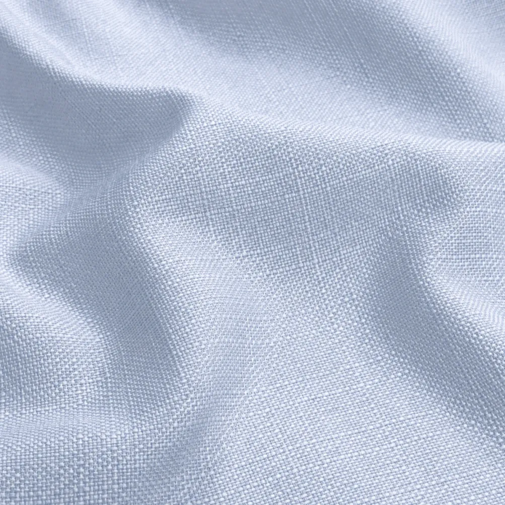 Rustic Linen Table Runner in Lt Blue