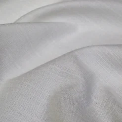 Rustic Linen Table Runner in White