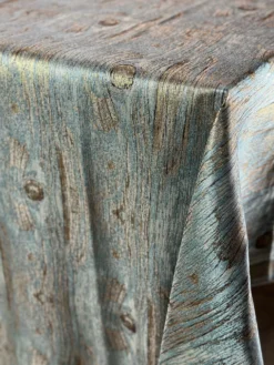 Sahara Jacquard Table Linen in Turquoise