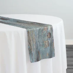 Sahara Jacquard Table Runner in Turquoise