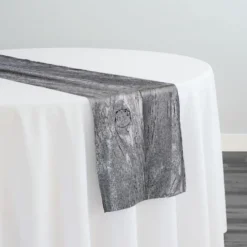 Sahara Jacquard Table Runner in Silver