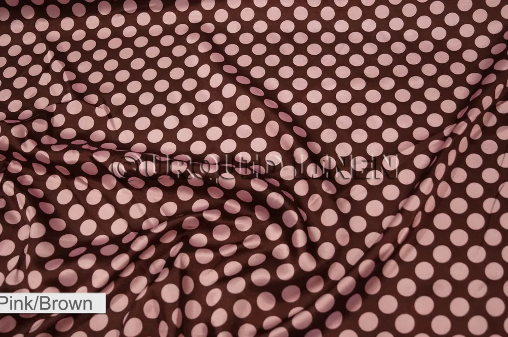 Satin Polka Dot (Charmeuse)
