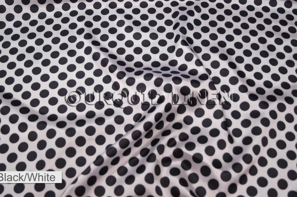 Satin Polka Dot (Charmeuse)