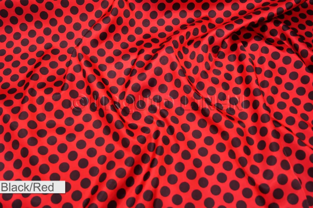 Satin Polka Dot (Charmeuse)
