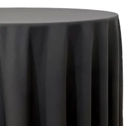Scuba (Wrinkle-Free) Table Linen in Black