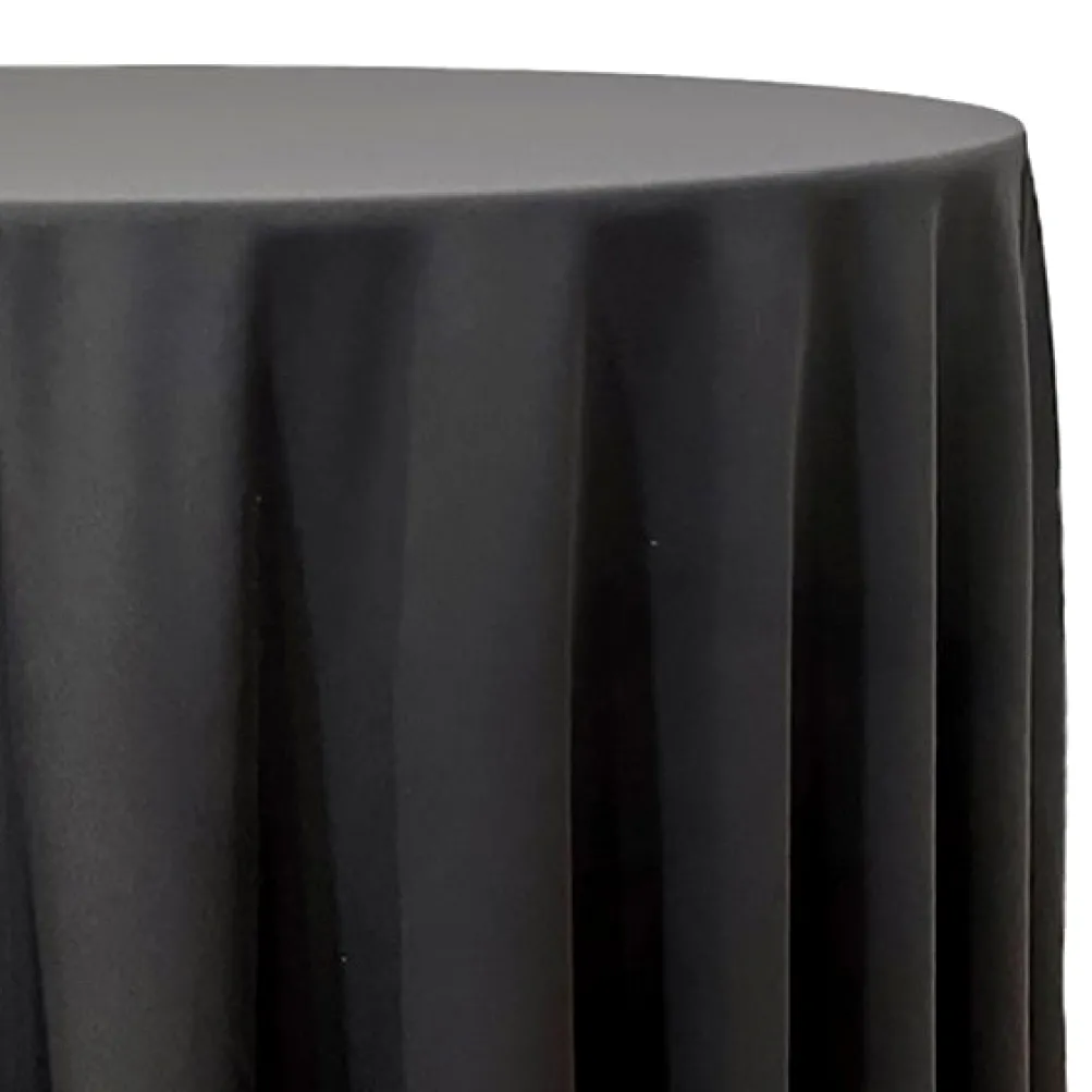 Scuba (Wrinkle-Free) Table Linen in Black