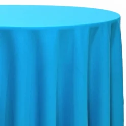 Scuba (Wrinkle-Free) Table Linen in Turquoise 1142