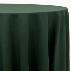 Scuba (Wrinkle-Free) Table Linen in Hunter Green
