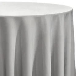 Scuba (Wrinkle-Free) Table Linen in Silver 1310
