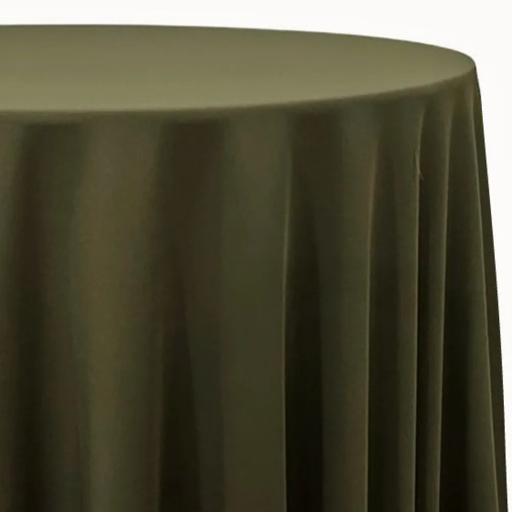 Scuba (Wrinkle-Free) Table Linen in Olive