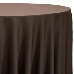 Scuba (Wrinkle-Free) Table Linen in Brown