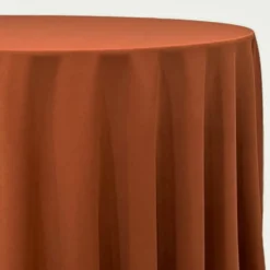 Scuba (Wrinkle-Free) Table Linen in Rust 1351