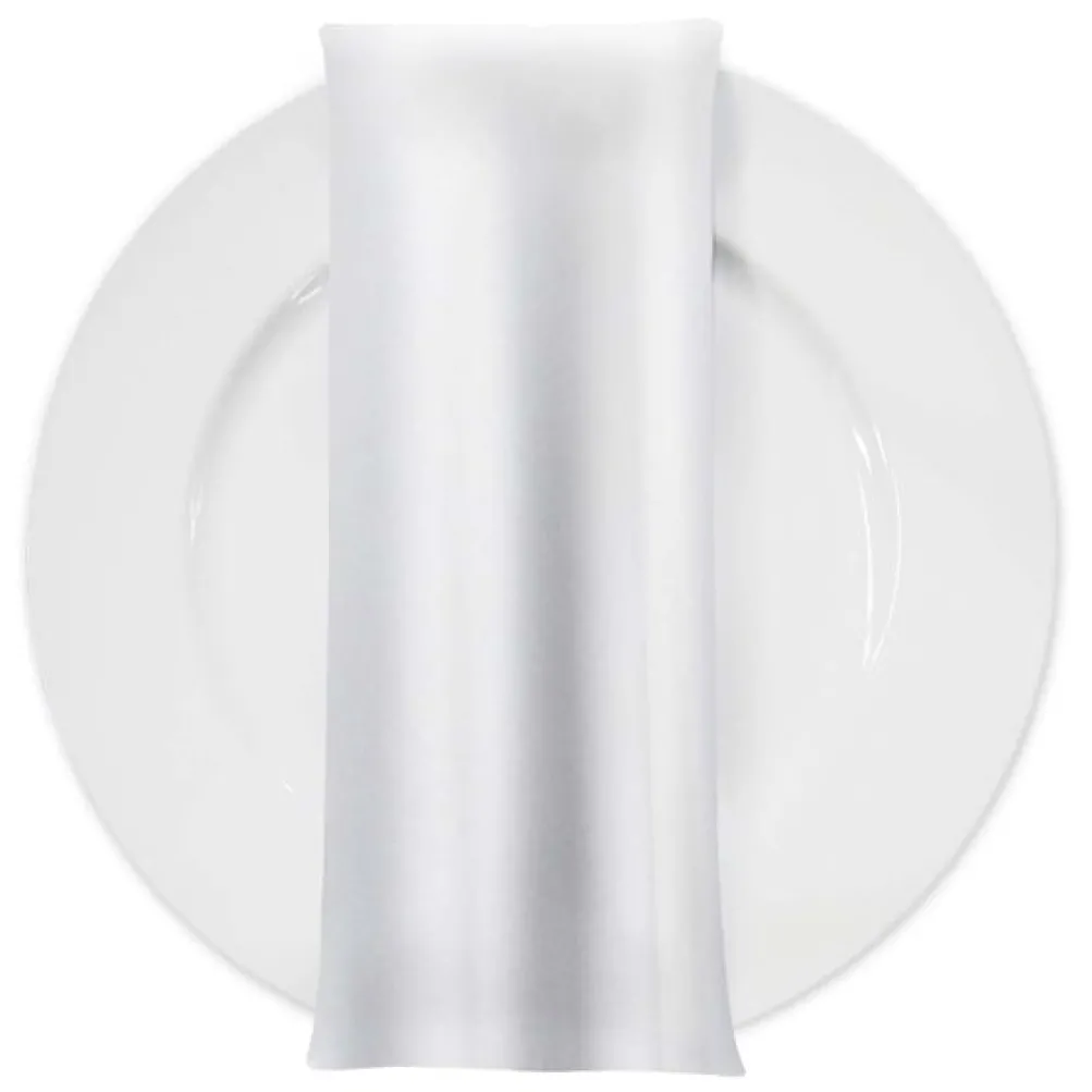 Scuba (Wrinkle-Free) Table Napkin in White