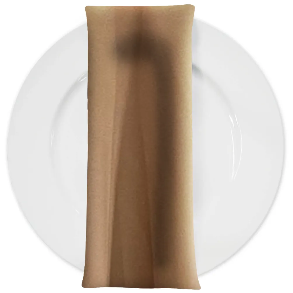 Scuba (Wrinkle-Free) Table Napkin in Camel
