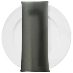 Scuba (Wrinkle-Free) Table Napkin in Gunmetal