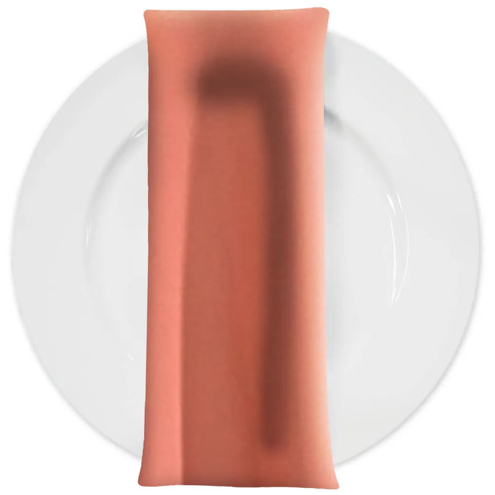 Scuba (Wrinkle-Free) Table Napkin in Coral 1202