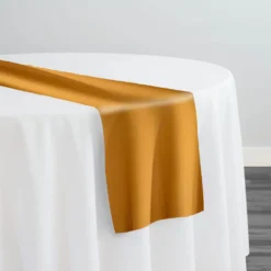 Scuba (Wrinkle-Free) Table Runner in Gold 1326