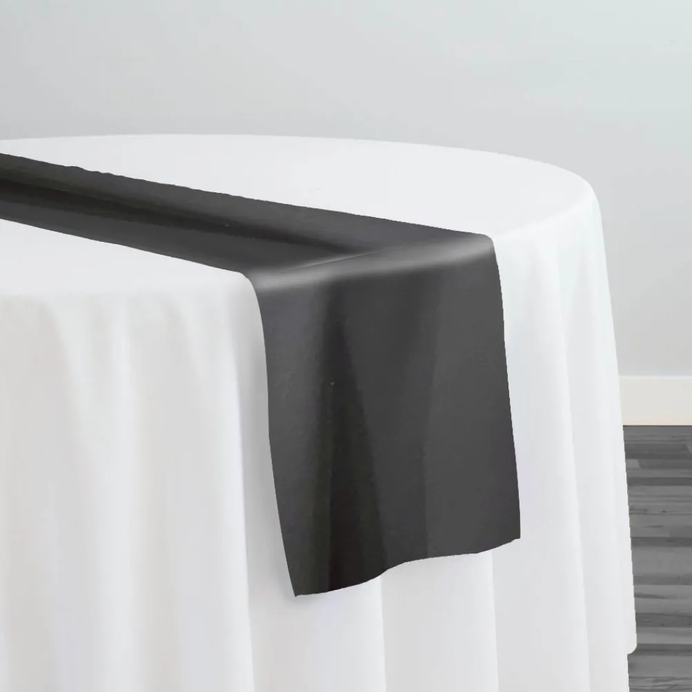Scuba (Wrinkle-Free) Table Runner in Charcoal