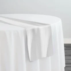 Scuba (Wrinkle-Free) Table Runner in White