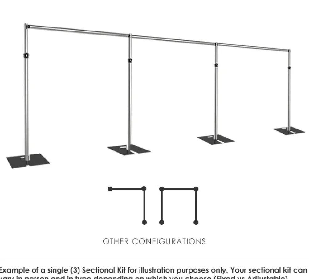 3 Section (21-36 FT Wide)