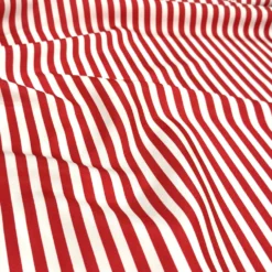 Seersucker (Poly Print) Table Linen in Red