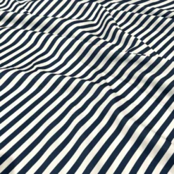 Seersucker (Poly Print) Table Linen in Navy
