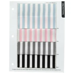 Seersucker (Poly Print) Table Linen in Pink
