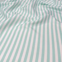 Seersucker (Poly Print) Table Napkin in Teal Green